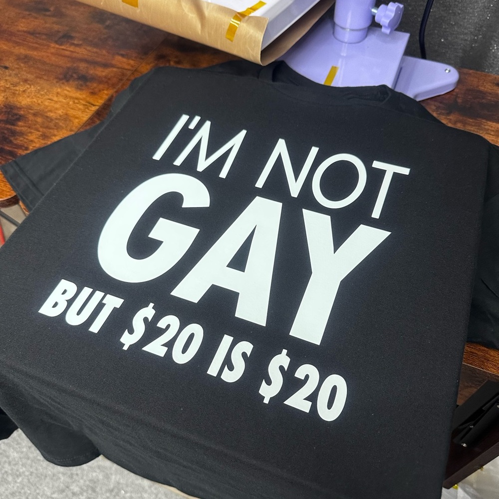 Novelty Tee Bundle with vinyl decal